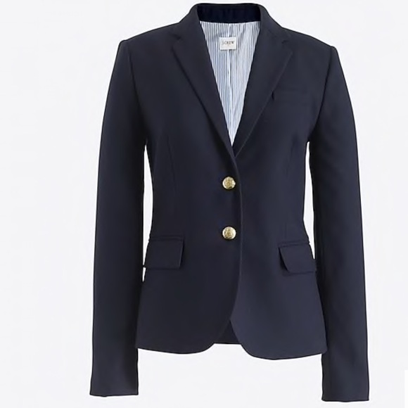 J. Crew Jackets & Blazers - J. crew schoolboy blazer black and gold 0